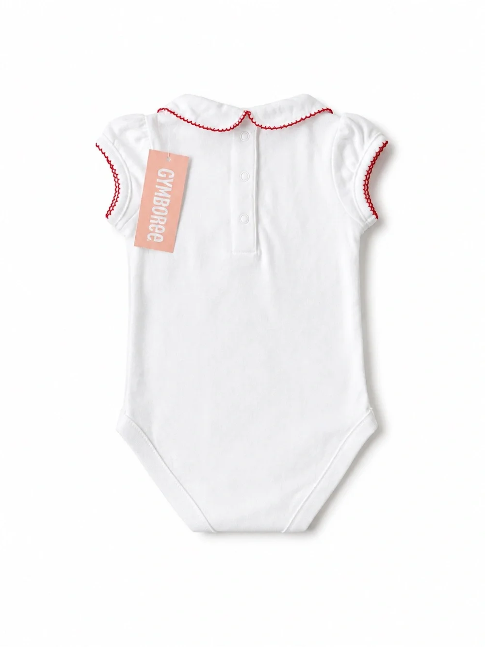 NWT Gymboree Cherry Peter Pan Collar Bodysuit 0-3M Baby Girl